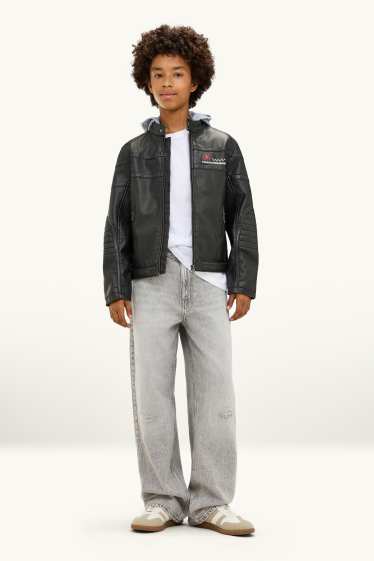 Children Boys - Baggy jeans - denim-gray