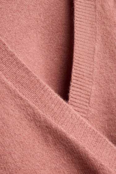 Damen - Pullover - lachsfarben
