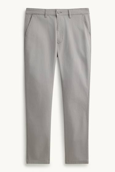 Heren - Chino - slim fit - grijs