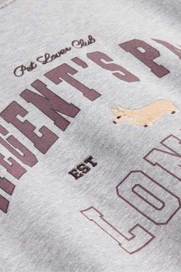 Dames - Sweatshirt - licht grijs-mix