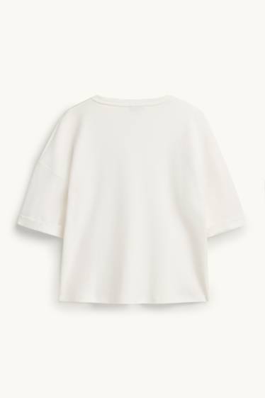 Dona - Samarreta de màniga curta - relaxed fit - blanc