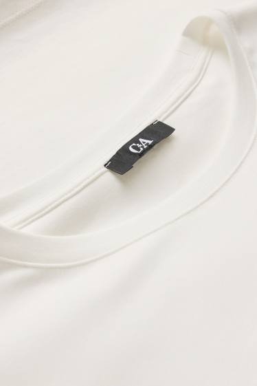 Dona - Samarreta de màniga curta - relaxed fit - blanc