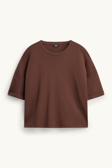 Women - T-shirt - brown