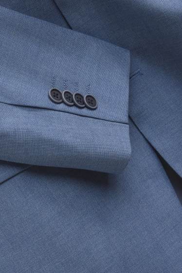 Hommes - Veste de costume - regular fit - bleu
