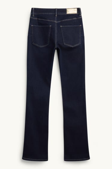 Dames - Bootcut jeans - mid waist - shaping jeans - LYCRA® - jeansdonkerblauw