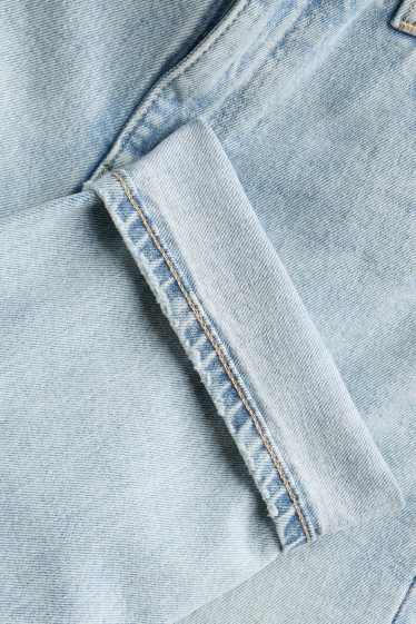 Damen - Straight Jeans - High Waist - helljeansblau