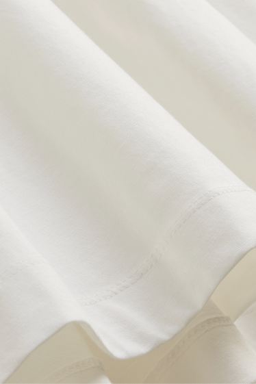 Damen - T-Shirt - Relaxed Fit - weiss