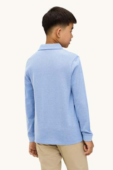 Copii - Băieți - Tricou polo - albastru