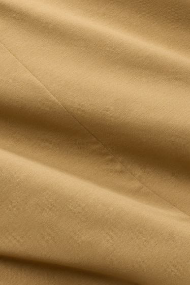 Damen - T-Shirt - Relaxed Fit - hellbraun