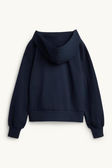 Damen - Sweatjacke mit Kapuze - petrol