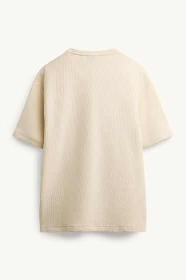 Hommes - T-shirt - beige