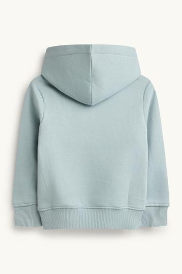 Kinderen: jongens - Wilde dieren - hoodie - lichtblauw