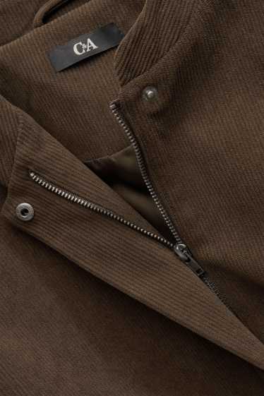 Femmes - Blazer en velours côtelé - relaxed fit - marron foncé