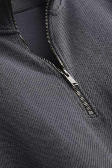 Men - Sweatshirt - blue / dark gray