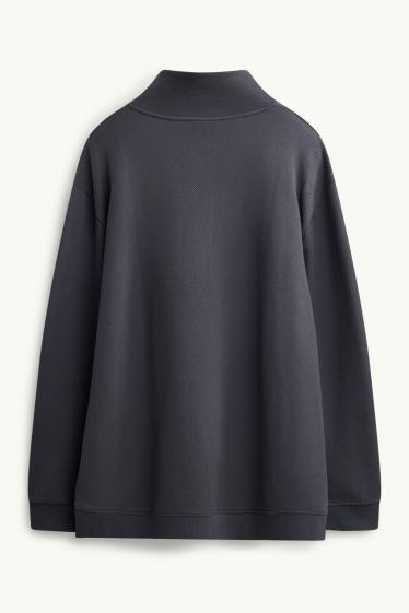 Men - Sweatshirt - blue / dark gray