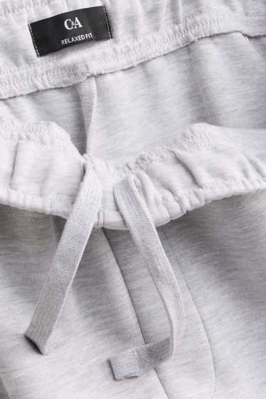 Bărbați - Pantaloni de trening - gri deschis melanj