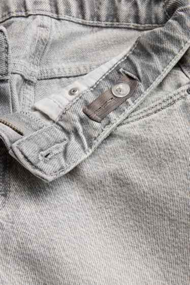 Děti - dívky - Wide leg jeans - džíny - světle šedé