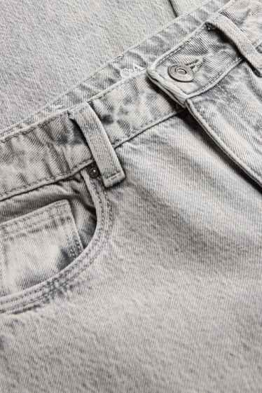 Děti - dívky - Wide leg jeans - džíny - světle šedé