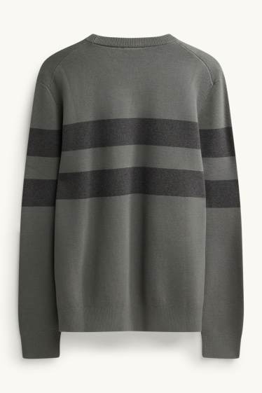 Home - Jersei - de ratlles - gris/gris