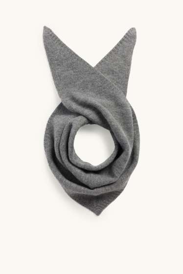 Enfants filles - Foulard - gris chiné