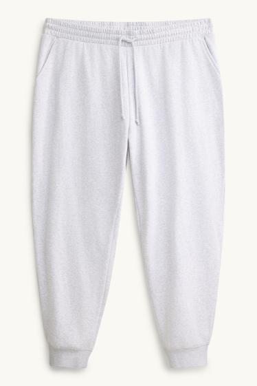 Women - Joggers - light gray-melange