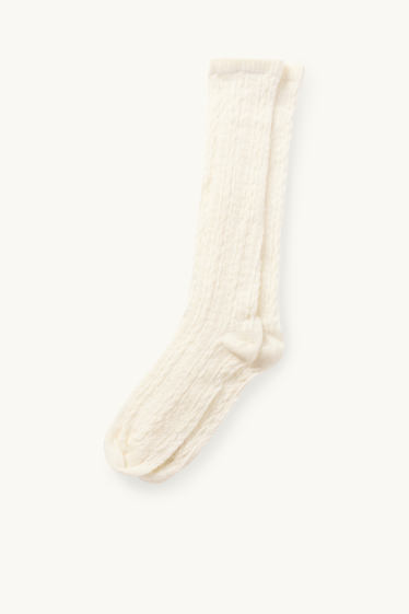 Kinder Mädchen - Set - Rock und Socken - 2 teilig  - braun
