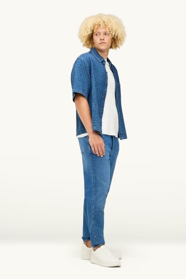 Herren - Tapered Jeans - LYCRA ® - jeansblau