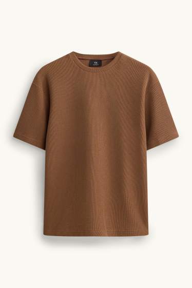 Hommes - T-shirt - marron