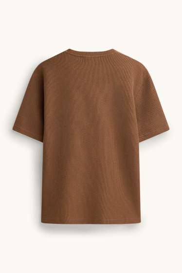 Hommes - T-shirt - marron