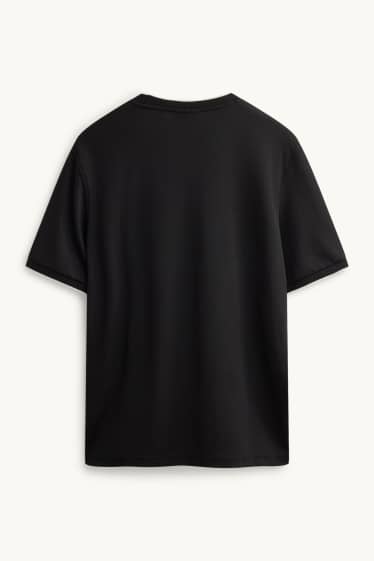 Hommes - T-shirt - regular fit - noir / blanc