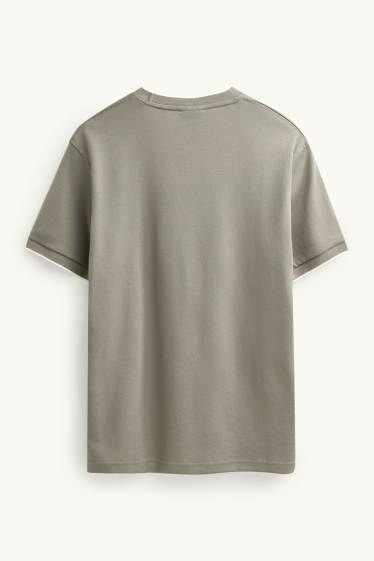 Hommes - T-shirt - regular fit - vert