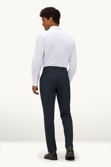 Uomo - Pantaloni coordinabili - slim fit - Flex - LYCRA® - Mix & Match - blu scuro