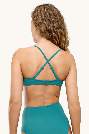 Donna - Reggiseno bikini - balconcino - imbottito - LYCRA® XTRA LIFE™ - verde