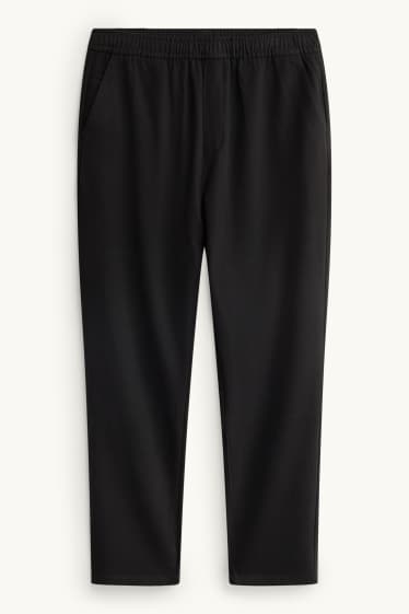 Pánské - Kalhoty chino - relaxed fit - černá