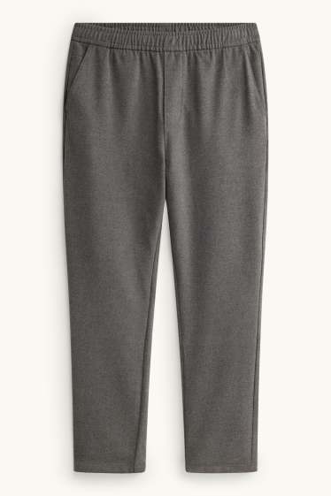 Pánské - Kalhoty chino - relaxed fit - tmavošedá