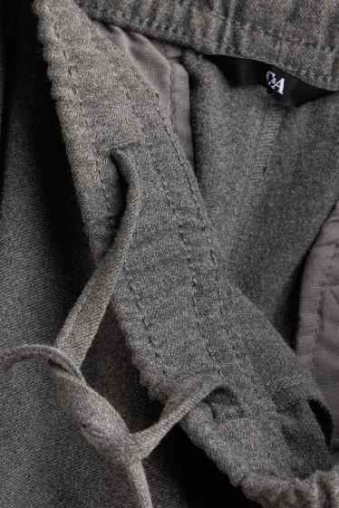 Pánské - Kalhoty chino - relaxed fit - tmavošedá