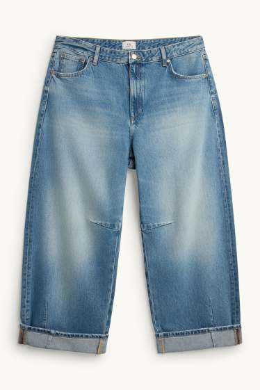 Dona - Barrel Jeans - high waist - texà blau
