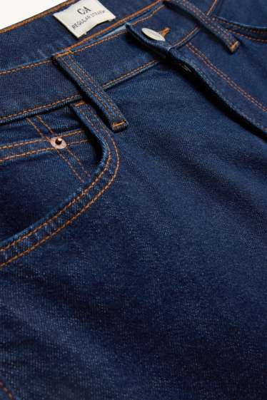 Men - Straight jeans - denim-dark blue