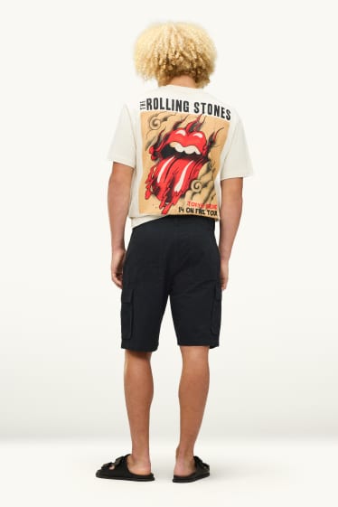 Herren - Cargo-Shorts - schwarz