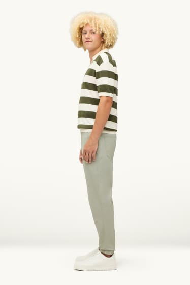 Men - Chinos - tapered fit - green