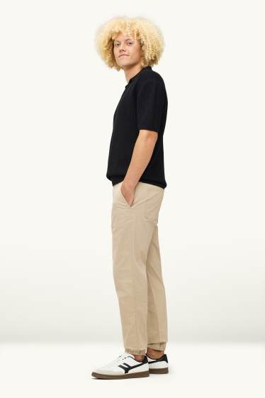 Home - Xinos - tapered fit - beix