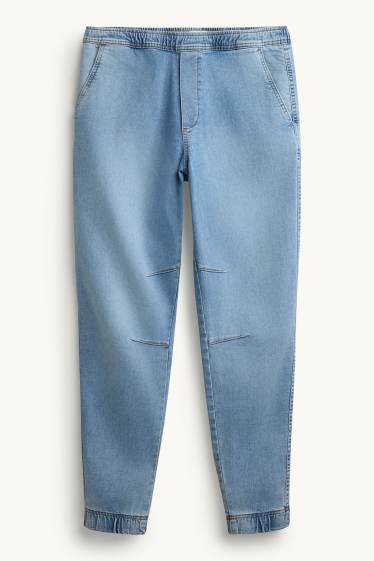 Pánské - Tapered jeans - jog denim - LYCRA® - džíny - světle modré