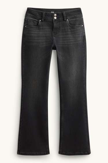 Children Girls - Bootcut jeans - LYCRA® - denim-dark gray