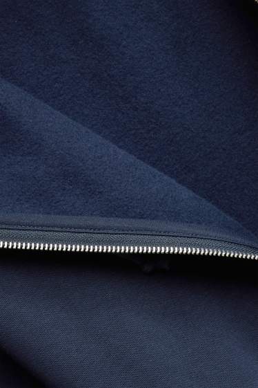 Damen - Sweatjacke mit Kapuze - dunkelblau