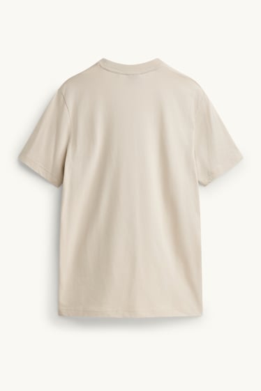 Herren - T-Shirt - Regular Fit - sandfarben