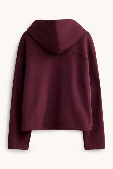 Women - Hoodie - bordeaux