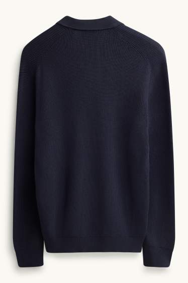 Herren - Pullover - dunkelblau