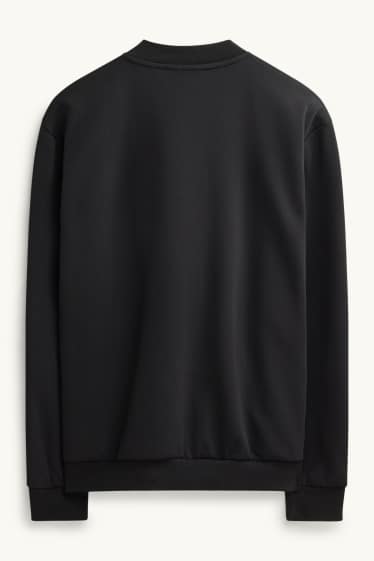 Men - Zip-through sweatshirt - black