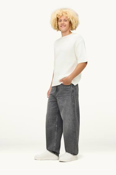 Uomo - Baggy jeans - jeans grigio scuro