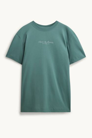 Herren - T-Shirt - Regular Fit - petrol
